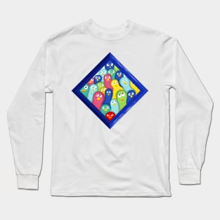 Cool pigeons Long Sleeve T-Shirt